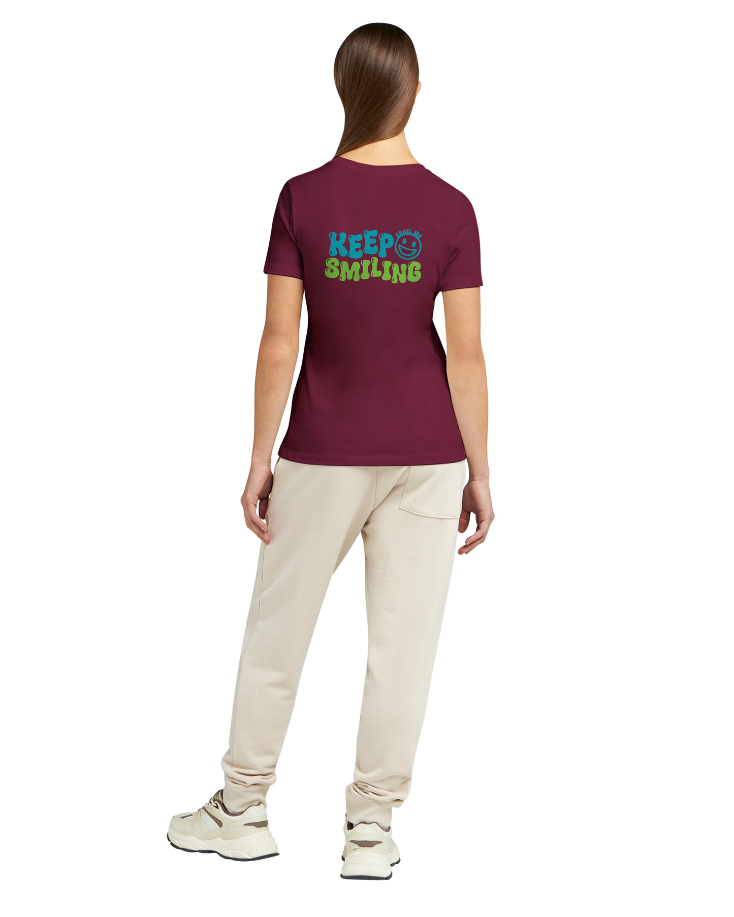 Women's  T-Shirt  keep Smiling