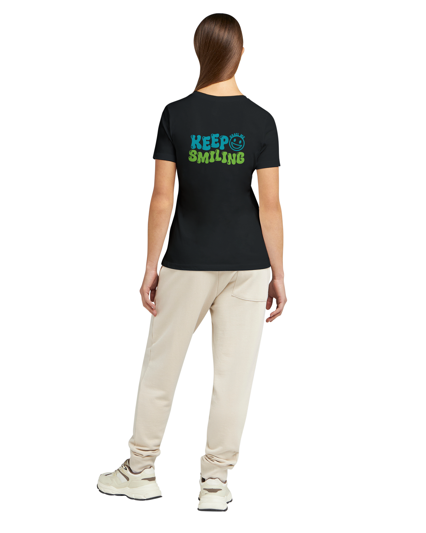 Women's  T-Shirt  keep Smiling