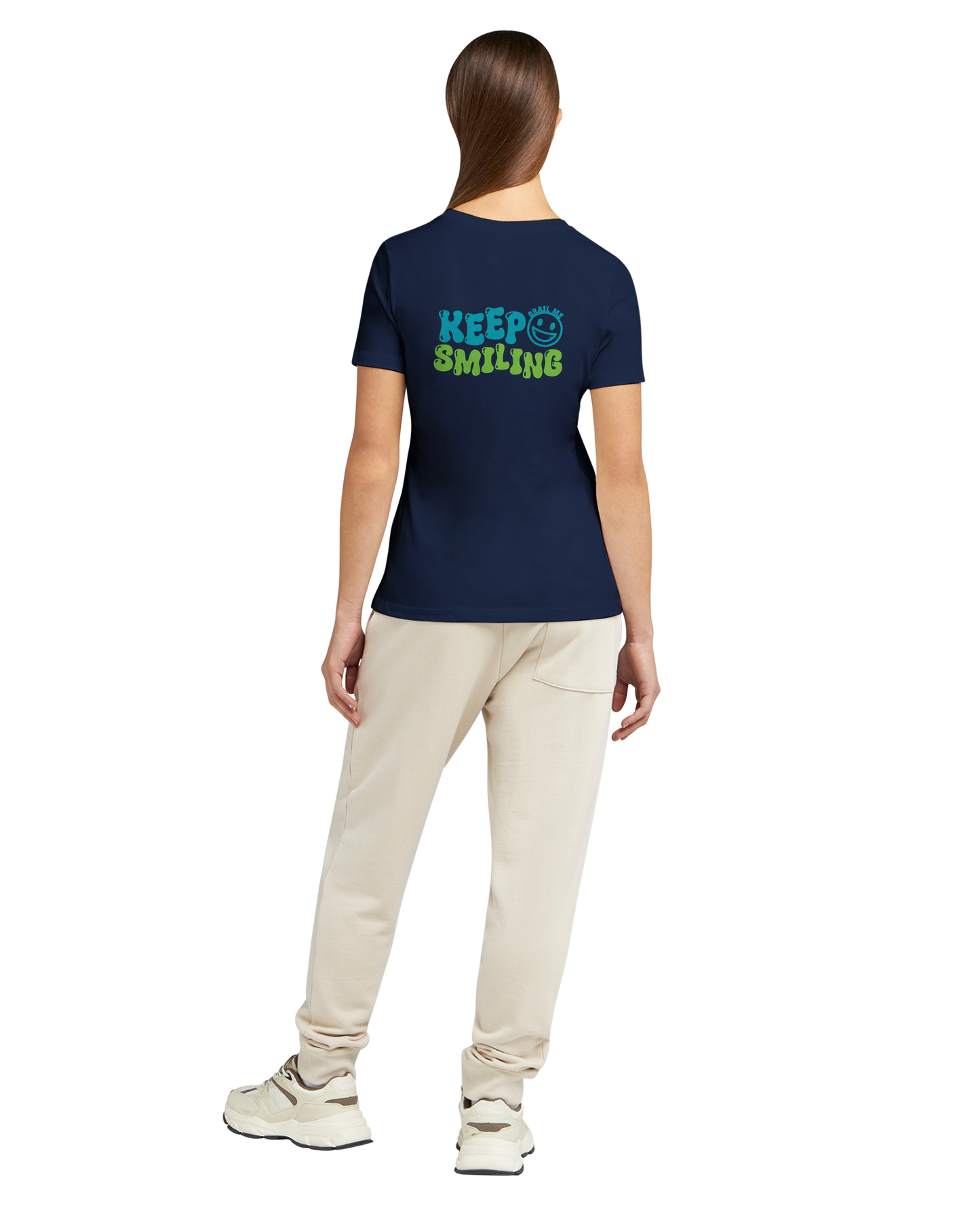 Women's  T-Shirt  keep Smiling
