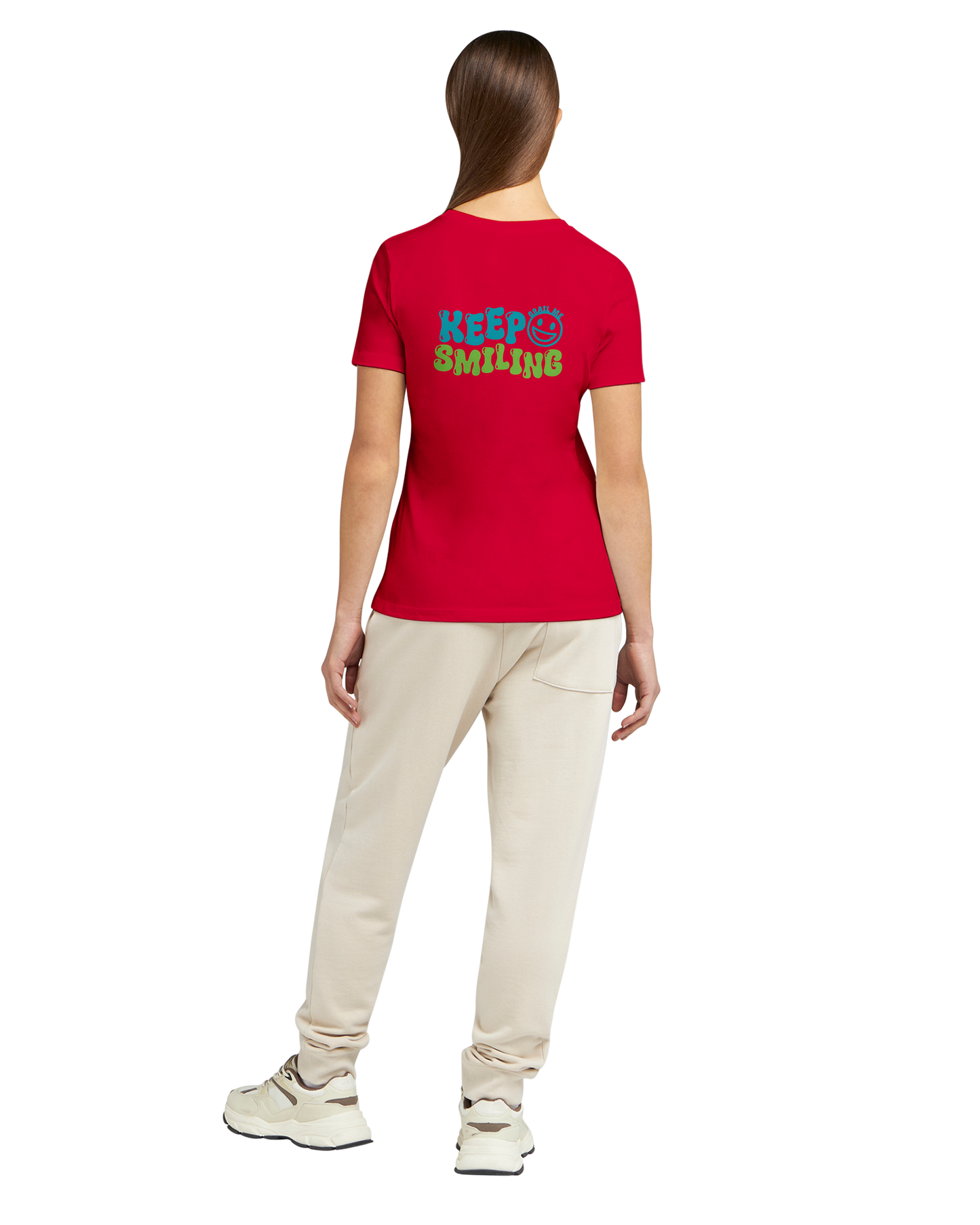 Women's  T-Shirt  keep Smiling
